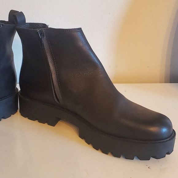 ZODIAC Shiloh Black Bootie Ankle Boot 10M - Picture 7 of 9